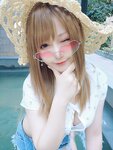 [Cosplay] Nyako 喵子 - Hot Spring + Lace Pajamas 温泉+蕾丝睡衣