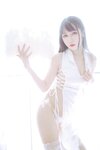 [Cosplay] Bu Dai Mao 不呆猫 & Lishi 抖娘 - Black And White Cheongsam Twins 黑白旗袍双子