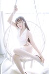 [Cosplay] Bu Dai Mao 不呆猫 & Lishi 抖娘 - Black And White Cheongsam Twins 黑白旗袍双子