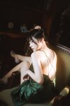香草喵露露 - NO.045 杨枝甘露 绿色连衣裙 [45P1V-1.19GB]