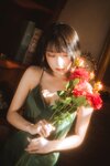 香草喵露露 - NO.045 杨枝甘露 绿色连衣裙 [45P1V-1.19GB]