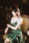 香草喵露露 - NO.045 杨枝甘露 绿色连衣裙 [45P1V-1.19GB]