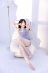 香草喵露露 - NO.055 四月舰长 蓝色泳装 [30P1V-610MB]