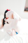 [Cosplay] 萝莉神楽板真冬之白丝猫娘