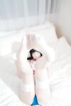 [Cosplay] 萝莉神楽板真冬之白丝猫娘