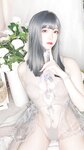 二佐Nisa - NO.082 私房自拍蓝色网状比基尼 [38P-133MB]