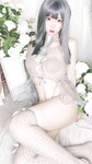 二佐Nisa - NO.082 私房自拍蓝色网状比基尼 [38P-133MB]