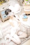 香草喵露露 - NO.021 白色玫瑰 [49P2V-1.14GB]
