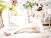 香草喵露露 - NO.021 白色玫瑰 [49P2V-1.14GB]