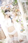 香草喵露露 - NO.021 白色玫瑰 [49P2V-1.14GB]
