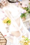 香草喵露露 - NO.021 白色玫瑰 [49P2V-1.14GB]