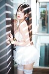 香草喵露露 - NO.040 杨枝甘露 白色纱裙 [48P1V-1.22GB]