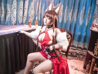 [Cosplay] 洛璃LoLiSAMA - 碧蓝航线 赤城 礼服