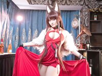 [Cosplay] 洛璃LoLiSAMA - 碧蓝航线 赤城 礼服