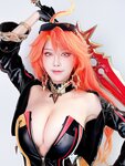 [Cosplay] 水淼aqua - 原神 玛薇卡