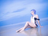 二佐Nisa - NO.036 蕾姆海边 [10P-13MB]