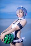 二佐Nisa - NO.036 蕾姆海边 [10P-13MB]