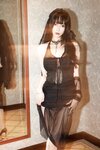 [Cosplay] 玥儿玥 黑色情趣 肉丝