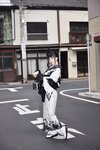 [Cosplay] 水淼aqua - Black Lace Kimono&Lingerie