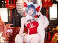 [Cosplay] 清水由乃 - 柴郡新春旗袍
