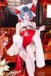 [Cosplay] 清水由乃 - 柴郡新春旗袍