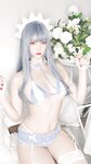 二佐Nisa - NO.091 私房自拍蓝格比基尼女仆 [40P-212MB]