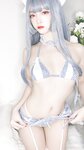 二佐Nisa - NO.091 私房自拍蓝格比基尼女仆 [40P-212MB]