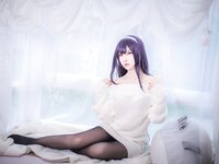 二佐Nisa - NO.076 霞之丘诗羽学姐毛衣 [47P-99MB]