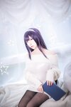 二佐Nisa - NO.076 霞之丘诗羽学姐毛衣 [47P-99MB]
