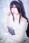 二佐Nisa - NO.076 霞之丘诗羽学姐毛衣 [47P-99MB]