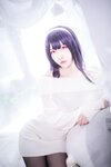 二佐Nisa - NO.076 霞之丘诗羽学姐毛衣 [47P-99MB]