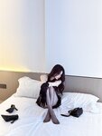 [Cosplay] Sia不吃鱼 - 酒店黑色系