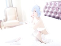 二佐Nisa - NO.038 蕾姆婚纱 [35P-96MB]