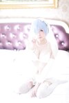 二佐Nisa - NO.038 蕾姆婚纱 [35P-96MB]