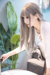 [Cosplay] 冬马路纱 - 浴缸湿身黑丝