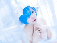 二佐Nisa - NO.033 雷姆白裙 [27P-31MB]