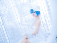 二佐Nisa - NO.033 雷姆白裙 [27P-31MB]