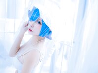 二佐Nisa - NO.033 雷姆白裙 [27P-31MB]
