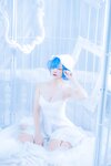 二佐Nisa - NO.033 雷姆白裙 [27P-31MB]