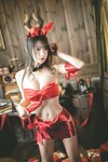 香草喵露露 - NO.042 杨枝甘露 红色丝带礼物 [54P1V-1.68GB]