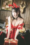 香草喵露露 - NO.042 杨枝甘露 红色丝带礼物 [54P1V-1.68GB]