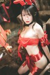 香草喵露露 - NO.042 杨枝甘露 红色丝带礼物 [54P1V-1.68GB]