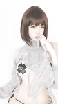 二佐Nisa - NO.077 2020私房洞洞毛衣 [66P2V-398MB]