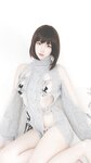 二佐Nisa - NO.077 2020私房洞洞毛衣 [66P2V-398MB]