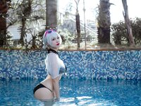 二佐Nisa - NO.121 碧蓝航线 天狼星泳装 [15P-309MB]