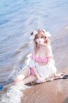 [Cosplay] 三度 69 — 小羊泳装