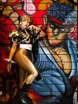 [Cosplay][nonsummerjack] non - Taiwan Black Chun-Li 台湾黒春麗