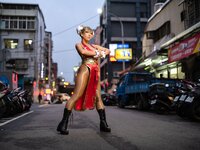 [Cosplay][nonsummerjack] non - Taiwan Black Chun-Li 台湾黒春麗