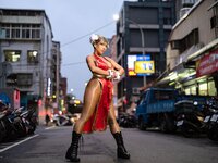 [Cosplay][nonsummerjack] non - Taiwan Black Chun-Li 台湾黒春麗