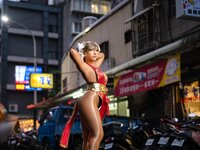 [Cosplay][nonsummerjack] non - Taiwan Black Chun-Li 台湾黒春麗